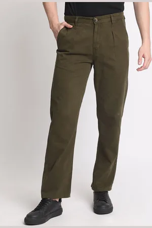Roadster The Lifestyle Co Women Straight-Fit Pure Cotton Chinos Trousers