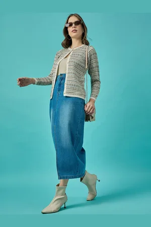 CLAPTON Women Woollen Long Sleeves Cardigan