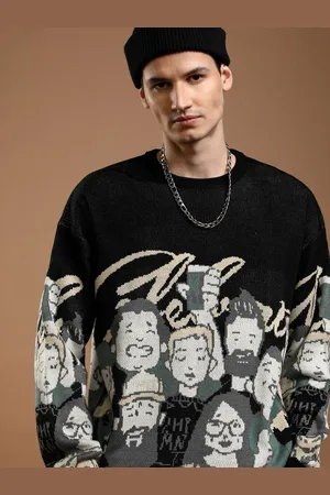 Highlander Men Pullover with Embellished Detail