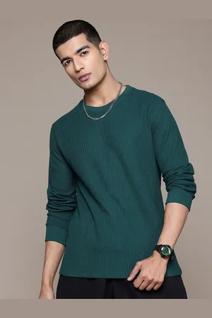 Roadster The Lifestyle Co. Textured Knit Long Sleeve T-shirt