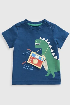 Mothercare Boys Graphic Printed Round Neck Cotton T-shirt