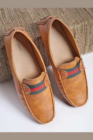 Highlander Men Driving Textured Slip-On Casual Shoes