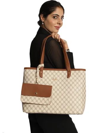 MINI WESST Women Floral Printed Structured Shoulder Bag With Pouch