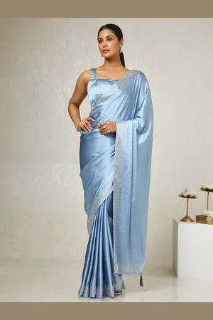 Soch Embellished Beads and Stones Satin Saree