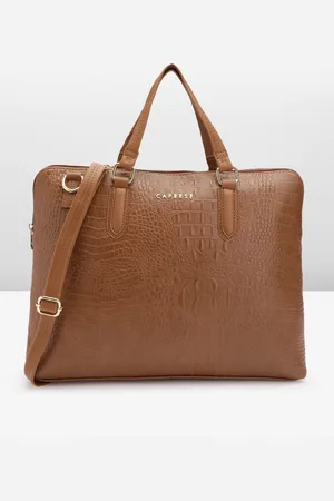 Caprese Textured Laptop Bag
