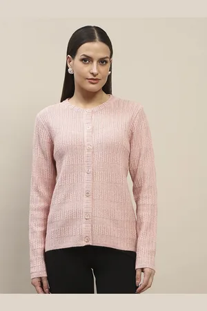 MADAME Women Cable Knit Cardigan