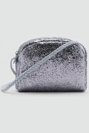 MANGO Glitter Embellished Party Sling Bag with Star Detail