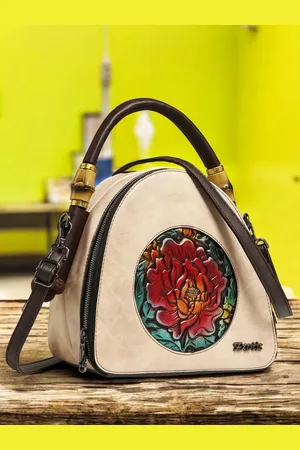 EXOTIC Women Solid Structured Handheld Bag