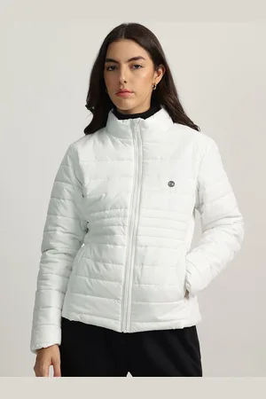 ICONIC Women Mock Collar Solid Casual Puffer Jacket