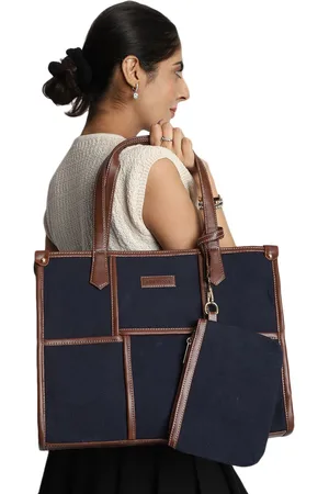 MINI WESST Women Checked Structured Shoulder Bag With Pouch