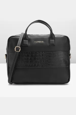 Caprese Textured Laptop Bag