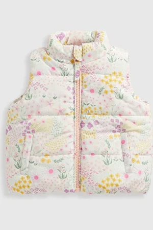 Mothercare Girls Floral Insulator Puffer Jacket