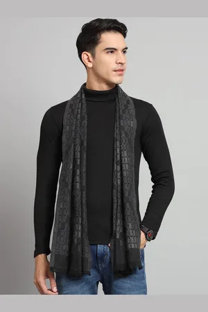 HANDICRAFT PALACE Men Checked Merino Wool Mufflers