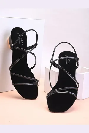 JM Looks Women Open Toe Block Heel Sandals
