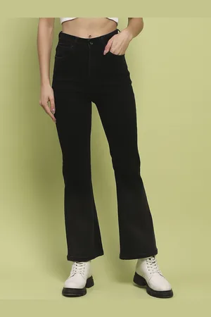 MADAME Women Mid Rise Bootcut Jeans