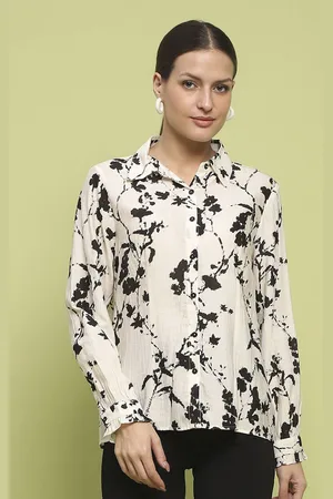 MADAME Women Floral Opaque Floral Printed Casual Shirt