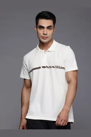 HRX Printed Casual Polo T-shirt