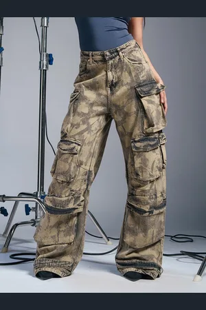 FREAKINS Women High-Rise Heavy Fade Jeans