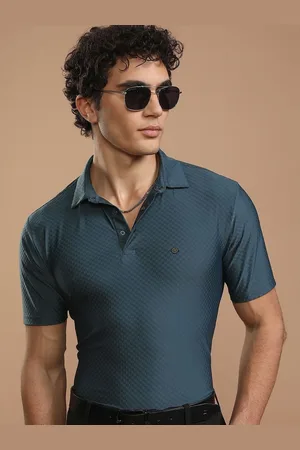 Highlander Men Polo Collar Slim Fit T-shirt