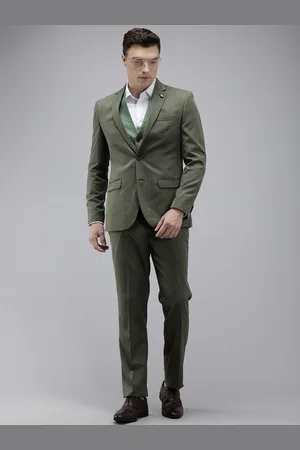 Park Avenue Super Slim Fit Notched Lapel Collar 3 Piece Party Suit