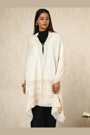 Soch Women Ethnic Motifs Woven Design Acrylic Shawl