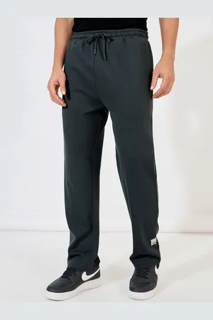 Styli Men Badge Detail Oversized Interlock Joggers with Contrast Drawcord