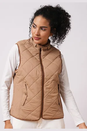 Globus Women Mandarin Collar Solid Casual Windcheater Jacket