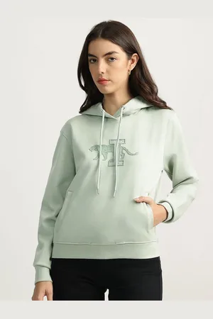 ICONIC Women Hooded Pullover Sweatshirt