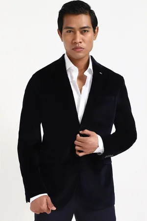 Tommy Hilfiger Velvet Single Breasted Blazer