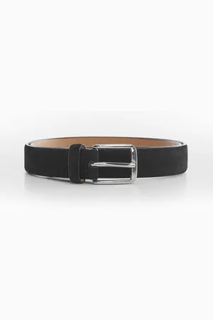 MANGO Formal Suede Belt