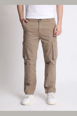 IVOC Men Relaxed Loose Fit Cargos Trousers