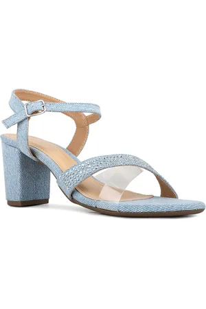 Inc 5 Women Western - Embellished Block Heel Sandals