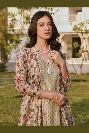 Jaipur Floral Printed Ethnic Dresses
