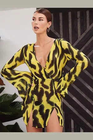 LULU & SKY Women Animal Printed Fit and Flare Dress