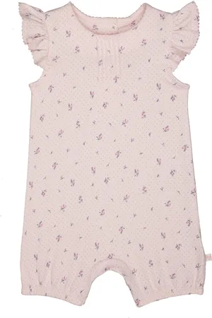 Mothercare Girls Pink Printed Romper