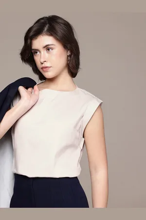 French Connection Sleeveless Pure Cotton Top