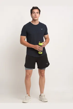 Invincible Men Double Layered Shorts