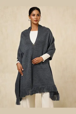 Soch Women Ethnic Motifs Woven Design Acrylic Shawl