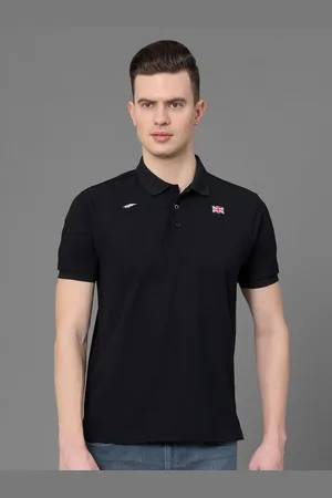 Red Tape Men Polo Collar Antimicrobial Applique T-shirt