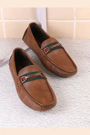 Metro Men Textured Loafers