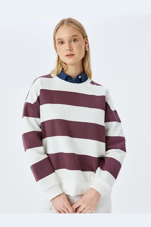 Koton Women Striped Sweatshirt