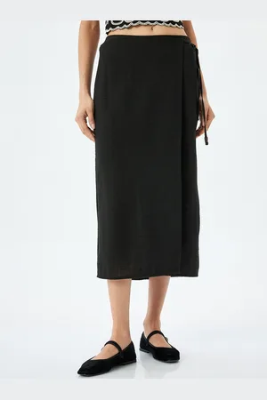 Koton Women Straight Midi Skirt
