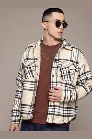 Roadster The Lifestyle Co. Tartan Checked Spread Collar Tailored Jacket