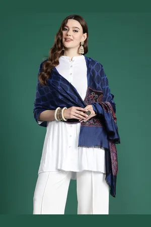 Sangria Woven Design Stole
