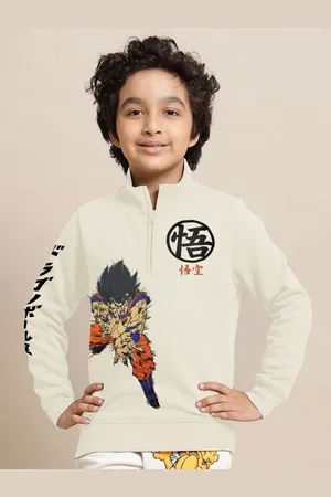 Kidsville Boys Dragon Ball Z Printed Graphic Pullover Sweatshirt