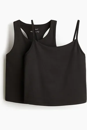 H&M Girls 2-Pack Sports Tops In DryMove