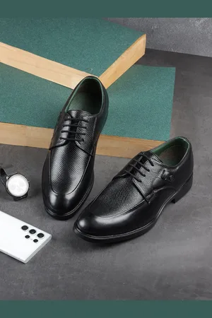 Metro Men Textured Formal Derbys