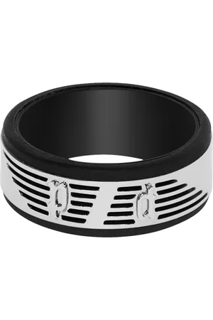 Police Men Black Burren Ring