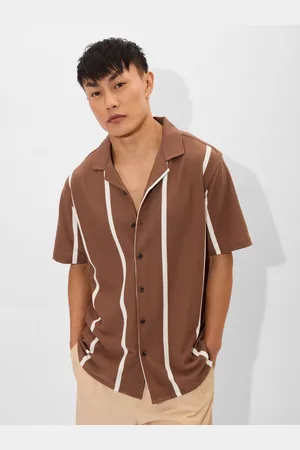 The Souled Store Men Opaque Striped Casual Shirt