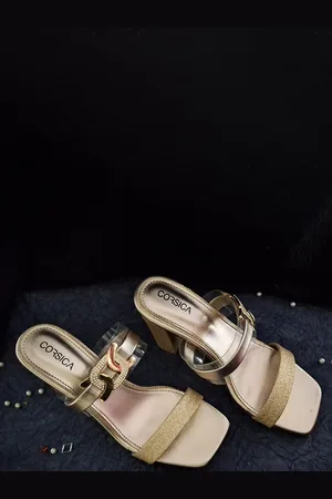 Corsica Women Embellished Block Heel Sandals